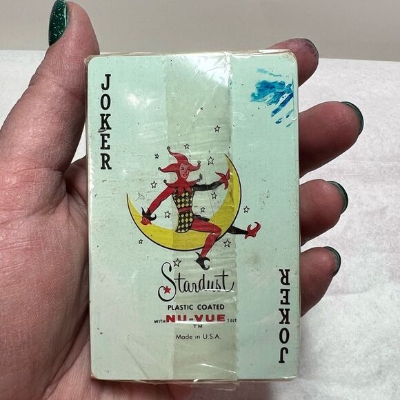 Vintage Irene Charles Young Girl Painting Playing Cards New/Sealed - Picture 3 of 6